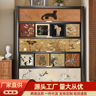 柜家用门口室内鞋 钢制入户大容量多层中古鞋 架楼道防尘收纳