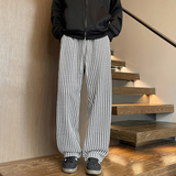 K182春季新款鱼骨纹休闲裤男潮流大码宽松直筒裤特P38无差价，男装休闲裤，电商A115