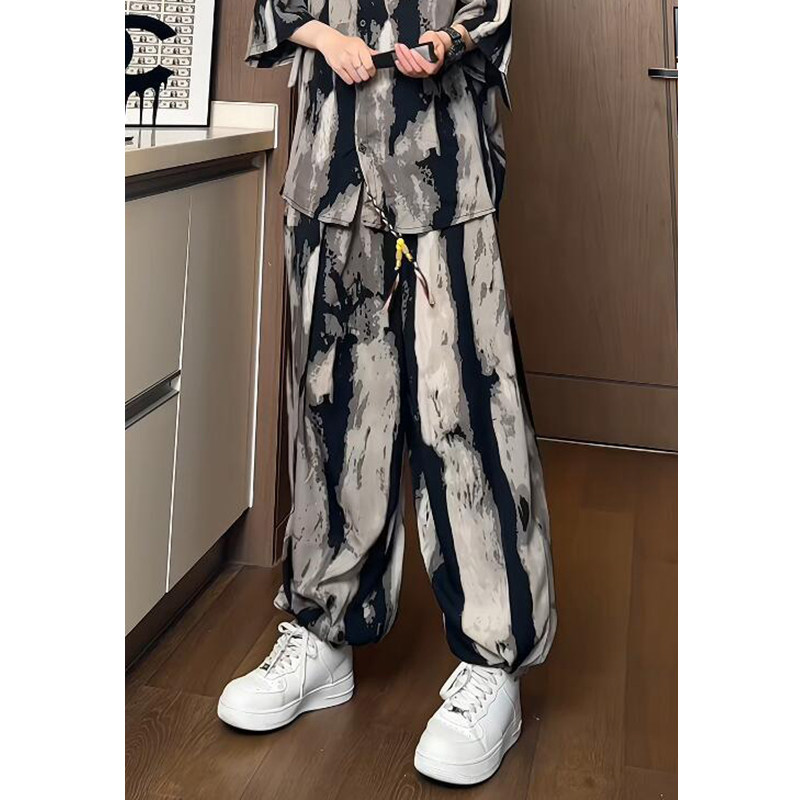 冰丝垂感灯笼裤男大码阔腿裤风休闲裤K130-P45衬衫C215P40,男装休闲裤,电商A115