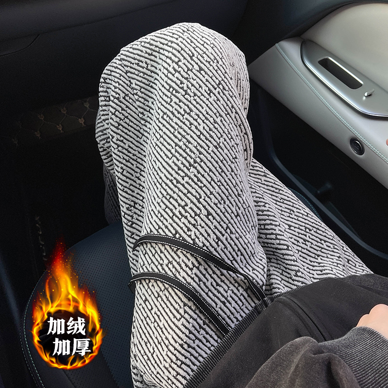 K165小香风粗花加绒加厚休闲裤男潮牌2宽松大码卫裤特P48无差价，男装休闲裤，电商A115