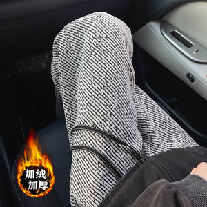 K165 小香风粗花加绒加厚休闲裤男潮牌2宽松大码卫裤 特P48无差价，男装休闲裤，电商A115