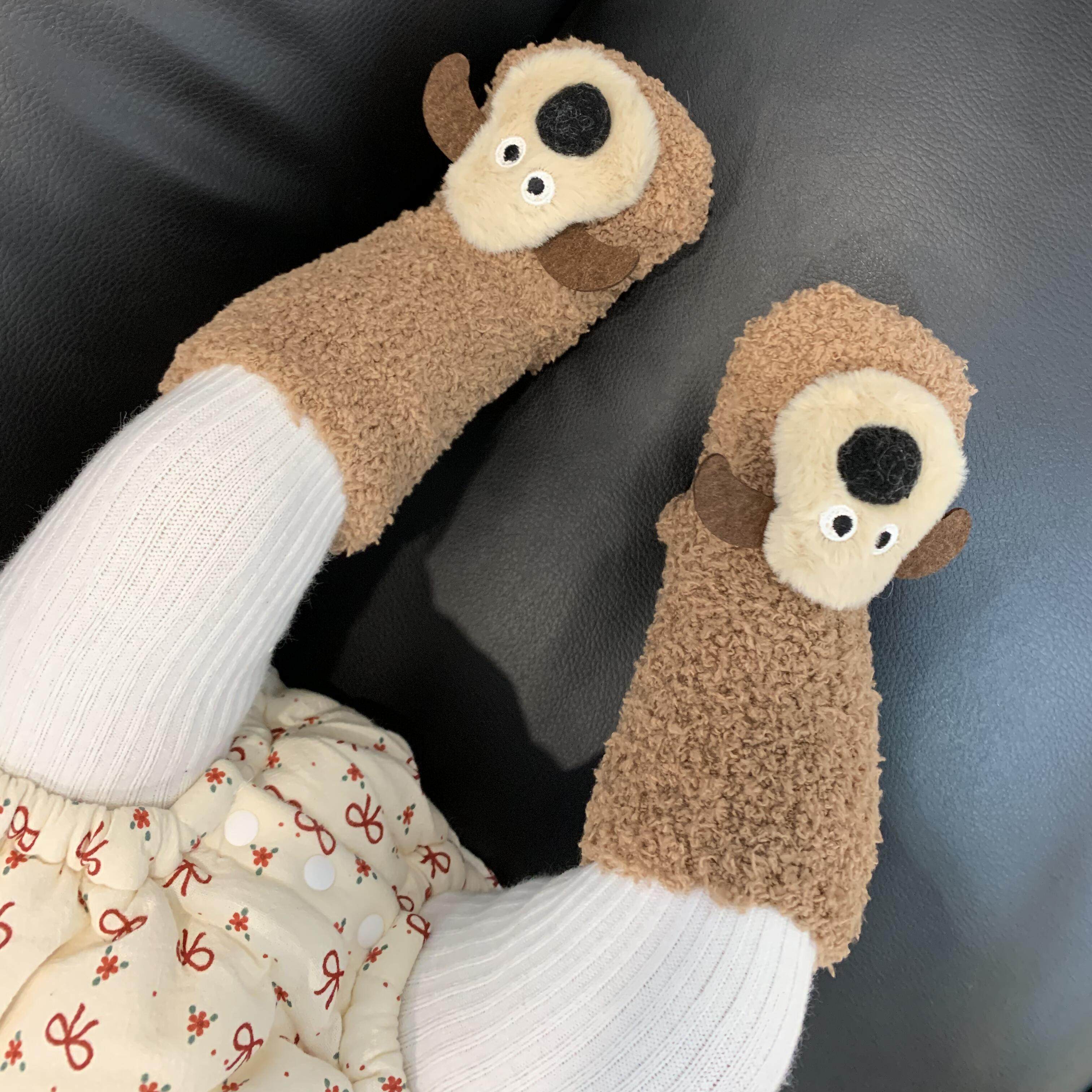 毛绒绒儿童地板袜防滑隔凉宝宝室内地板鞋婴儿步前鞋秋冬保暖加绒,童装/婴儿装/亲子装,儿童袜子(0-16岁),淘宝优惠券,粉丝福利购,淘宝优惠卷