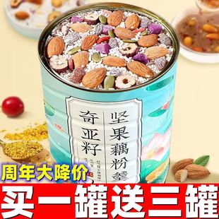 藕粉坚果羹水果营养早餐速食粥纯饱 抖音同款 10种好物融合代餐