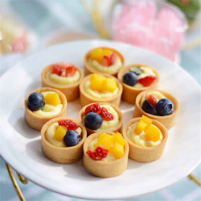 智艺工坊塔壳挞底 黄油法式挞壳灌浆曲奇水果塔甜品台茶歇半成品