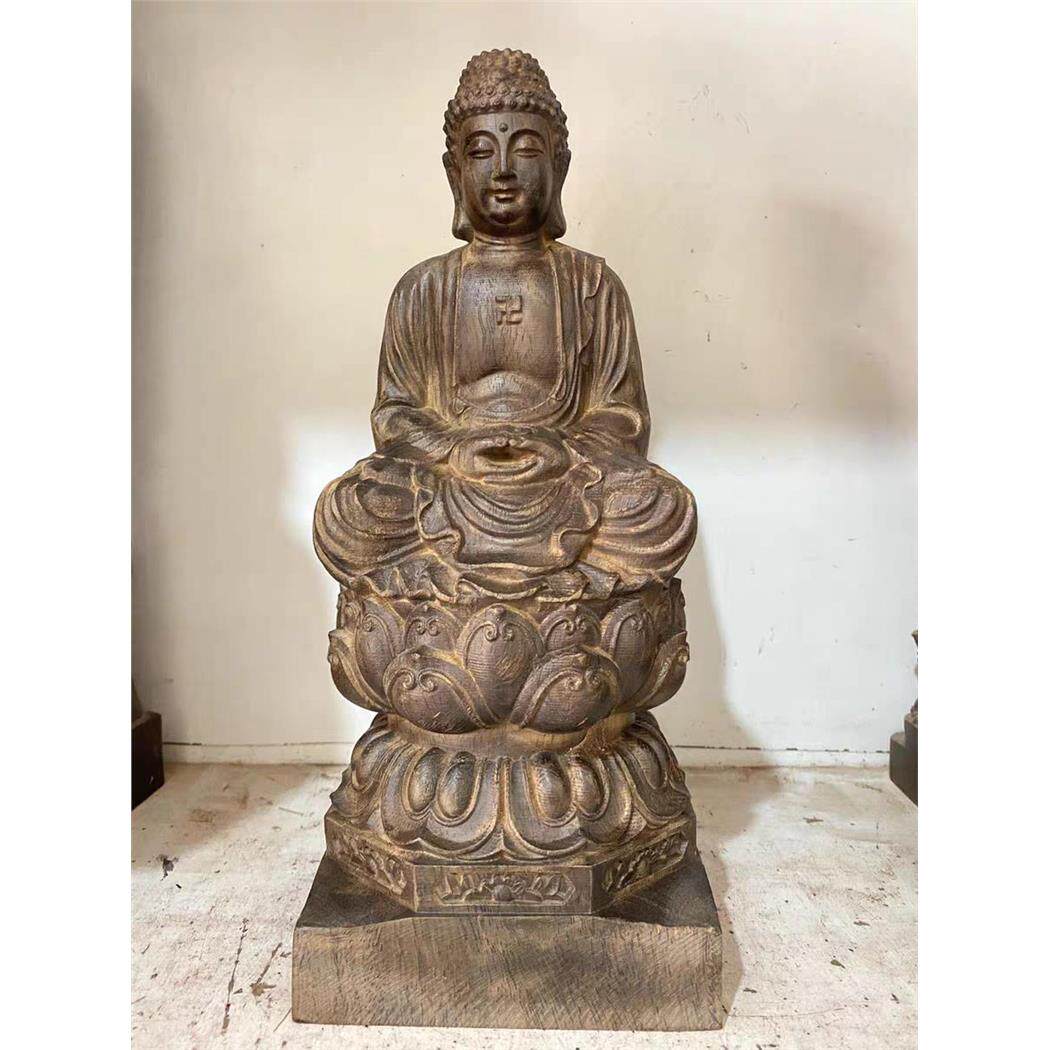 越南沉香原木雕刻大日如
