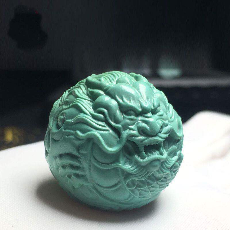 湖北原矿天然高瓷蓝绿松