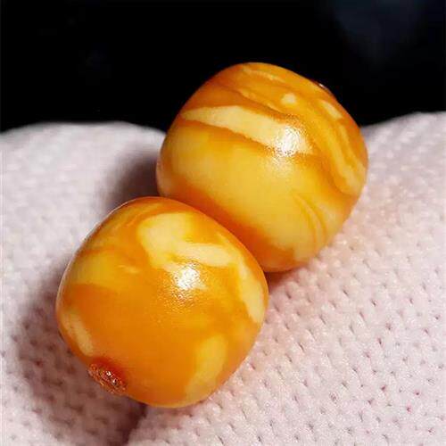 橘皮老蜜蜡古董蜜蜡老型桶珠散珠隔珠金刚星月菩提手串链DIY配饰