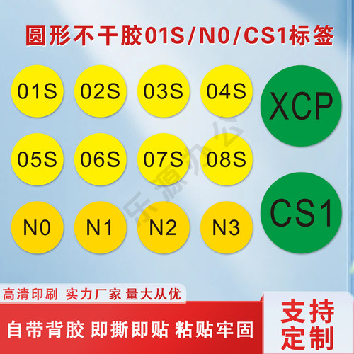 圆形01S02SXCPCS1N1N2贴纸