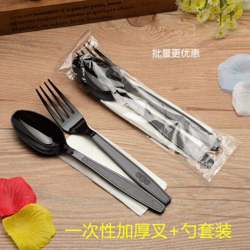 一次性勺子纸巾单独包装甜品加厚