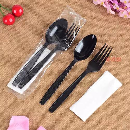 一次性西餐加厚款叉勺