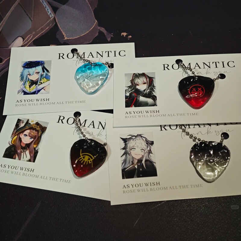 明日方舟音律联觉荒芜拉普兰德佩佩水月澄闪黍亚克力吉他拨片挂件