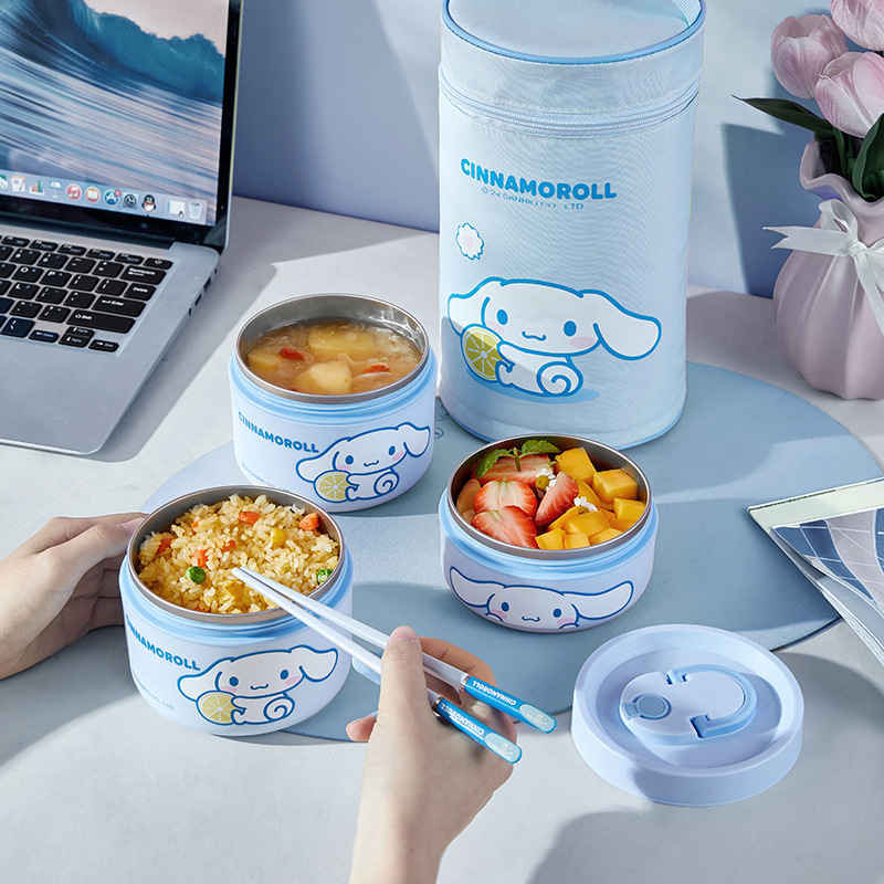 marsica大耳狗保温饭盒多层密封