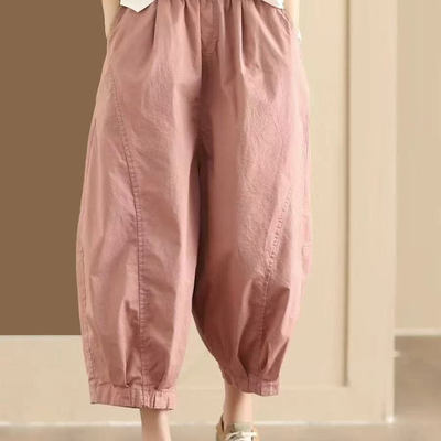 2025夏季新款高密全棉灯笼裤