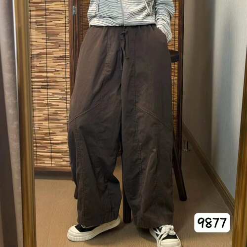 早秋新款休闲裤纯棉立体剪裁女裤