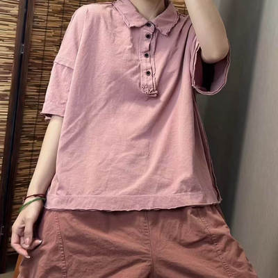 夏季新款短袖纯棉T恤女韩版大码
