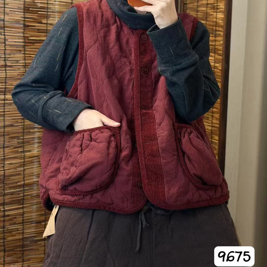 秋季韩版宽松双层马甲女