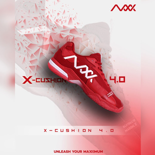 缓震羽毛球鞋 红色女款 比赛鞋 防滑比赛鞋 男 MAXX玛速正品 运动鞋 时尚