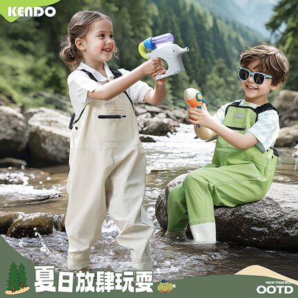 德国进口赶海连体裤儿童玩水连体衣赶海装备涉水服连体水裤沙水服