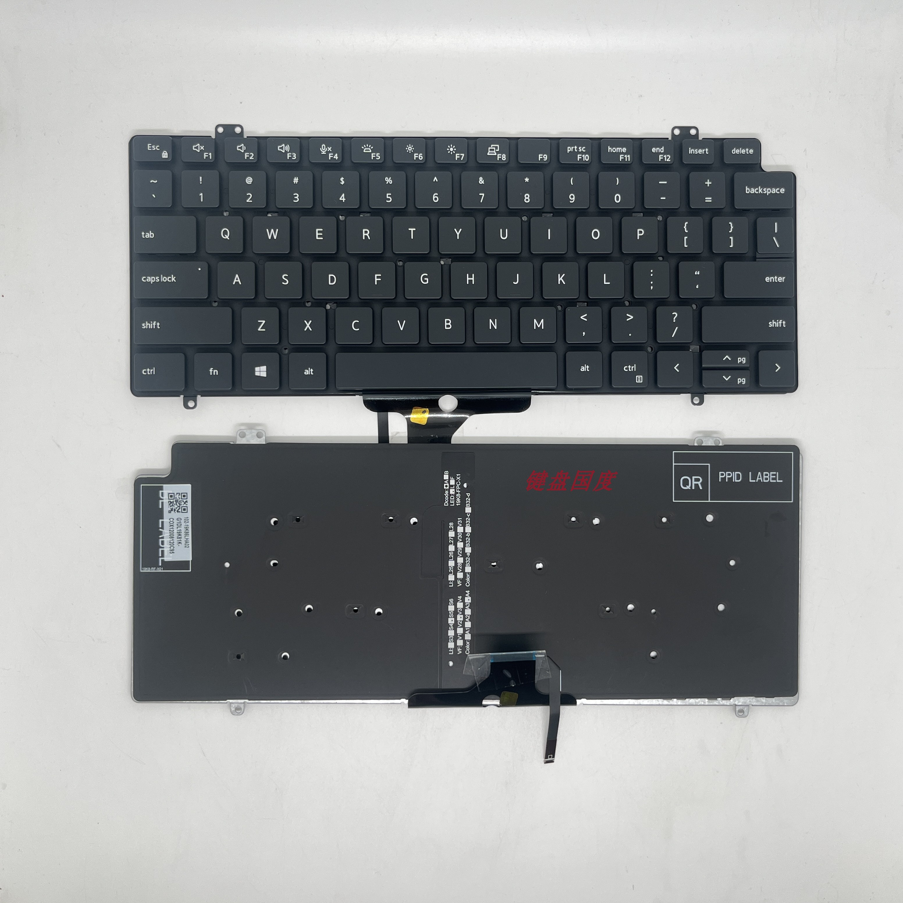 适用于 Dell 戴尔Latitude 7410, 7410 2-in-1 笔记本键盘