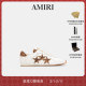 新品 AMIRI 2026年早春新品 女士 绒面革星星动物纹理德训鞋