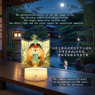 Hoppers河狸变身计划狸想世界奇兵周边遥控16彩色小夜灯