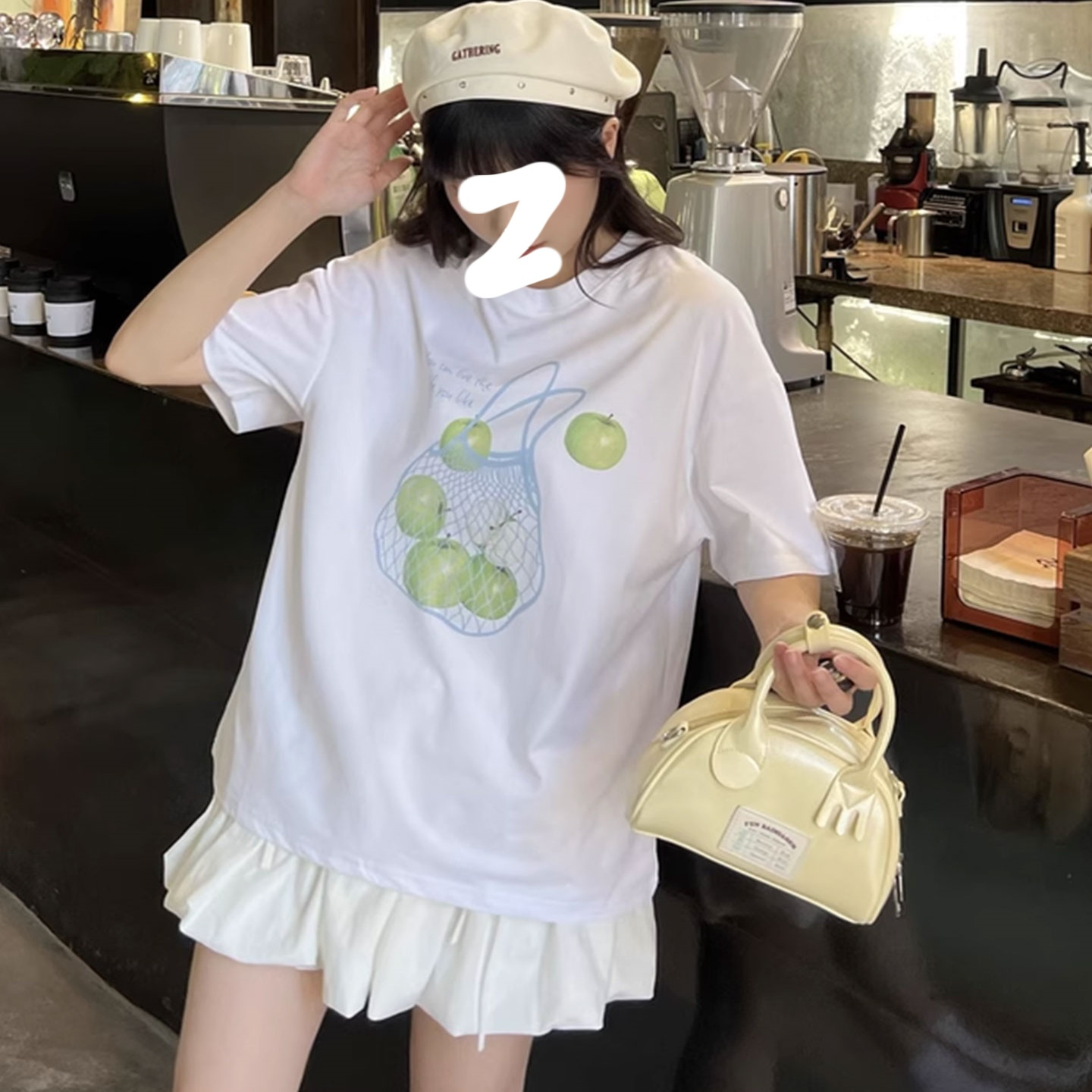 T恤女2025夏季慵懒宽松半袖上衣