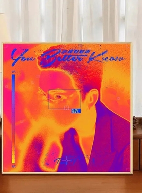 Tizzy T 专辑封面diy数字油画手绘填色涂鸦周边解压手工装饰挂画