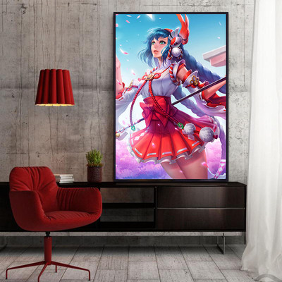 油彩画diy数字油画填充画丙烯