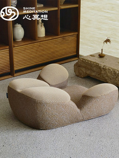 【25年新款犬儒】心冥想坐具打坐禅修椅坐垫盘腿蒲团榻榻米茶室垫