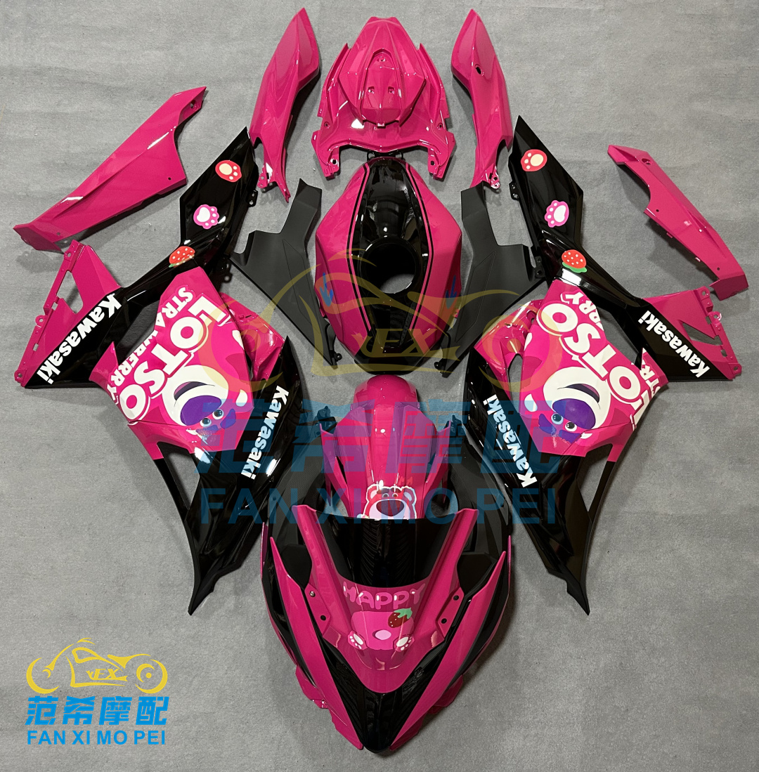 Ninja400全车外壳注塑外壳