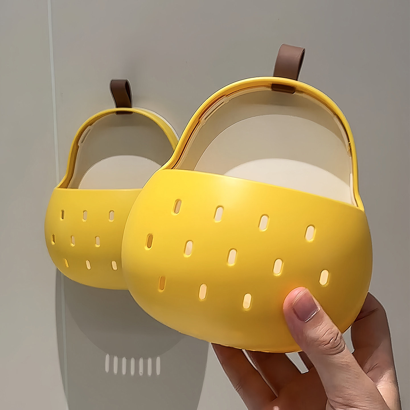 壁挂收纳盒磁吸冰箱侧面小杂物收纳筐卫生间洗脸巾高颜值厨房整理