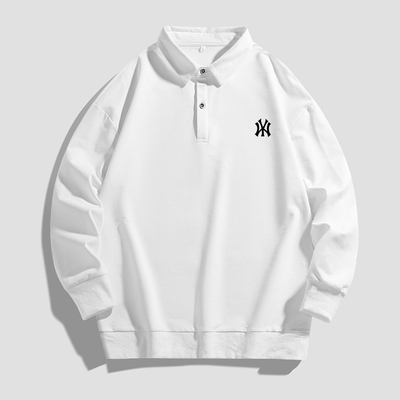 MLBNY卫衣男春秋纯棉POLO衫百搭
