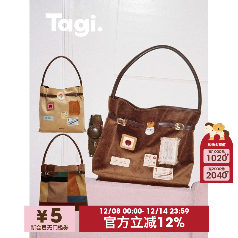 Tagi.hobo大容量托特包单肩包