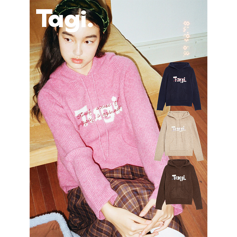 Tagi.套头毛衣针织卫衣