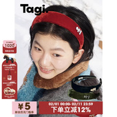 Tagi.丝绒 复古想象金属丝绒多色发箍头箍
