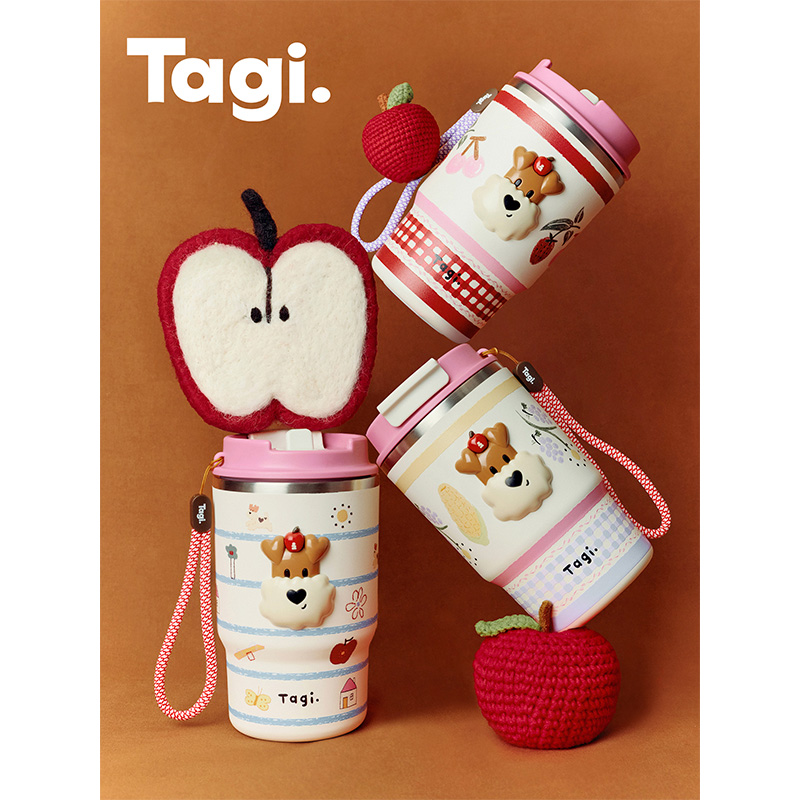 Tagi.手拎不锈钢随行保冷保温杯