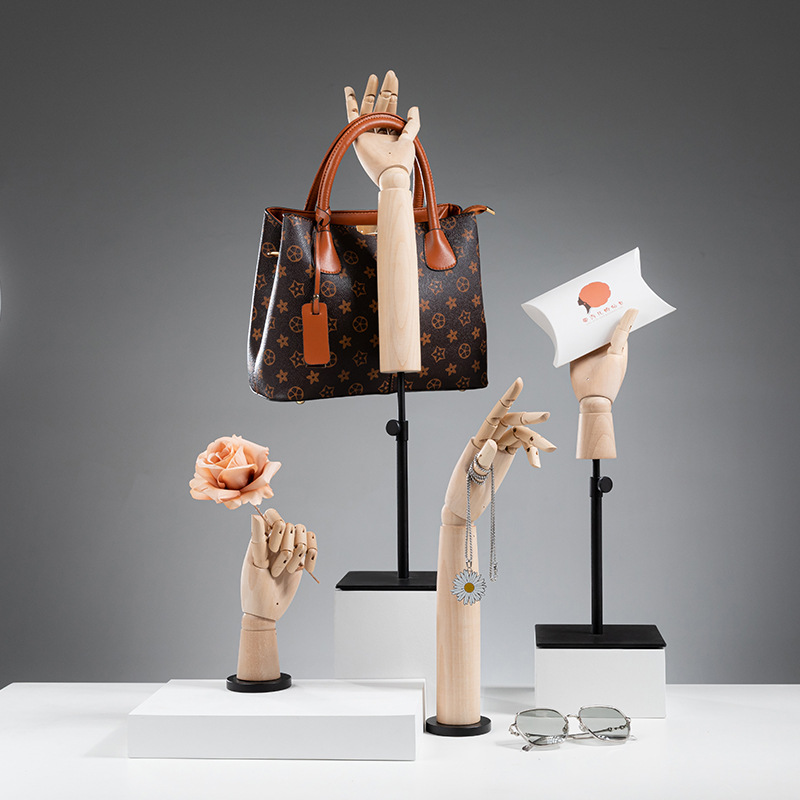 服装店仿真木质实木手模