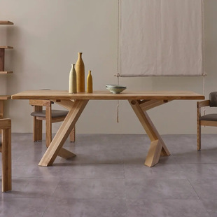 侘寂风原木大板茶台实木创意设计师泡茶桌简约家用客厅办公室茶桌