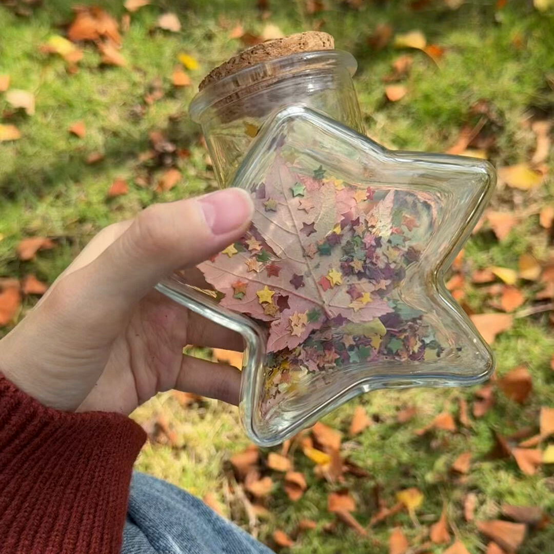 省力压花器秋天落叶星星落叶瓶打孔叶子打孔器手工diy剪秋装饰品