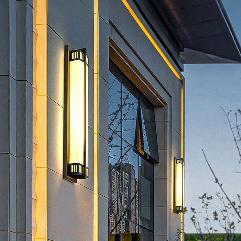 新中式简约户外防水壁灯别墅庭院花园围墙露台柱灯防锈外墙大门灯,家装灯饰光源,户外壁灯,淘宝优惠券,粉丝福利购,淘宝优惠卷