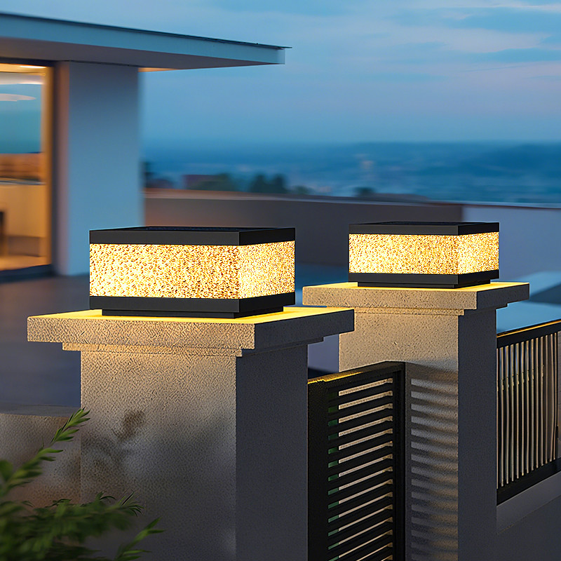 太阳能户外防水柱头灯别墅花园景观庭院灯围墙大门柱灯两侧柱子灯,家装灯饰光源,柱头灯,淘宝优惠券,粉丝福利购,淘宝优惠卷