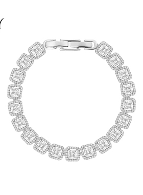 LUCKJAY 满锆逆爱池骋同款冰糖手链几何奢华高级感手饰礼物送人