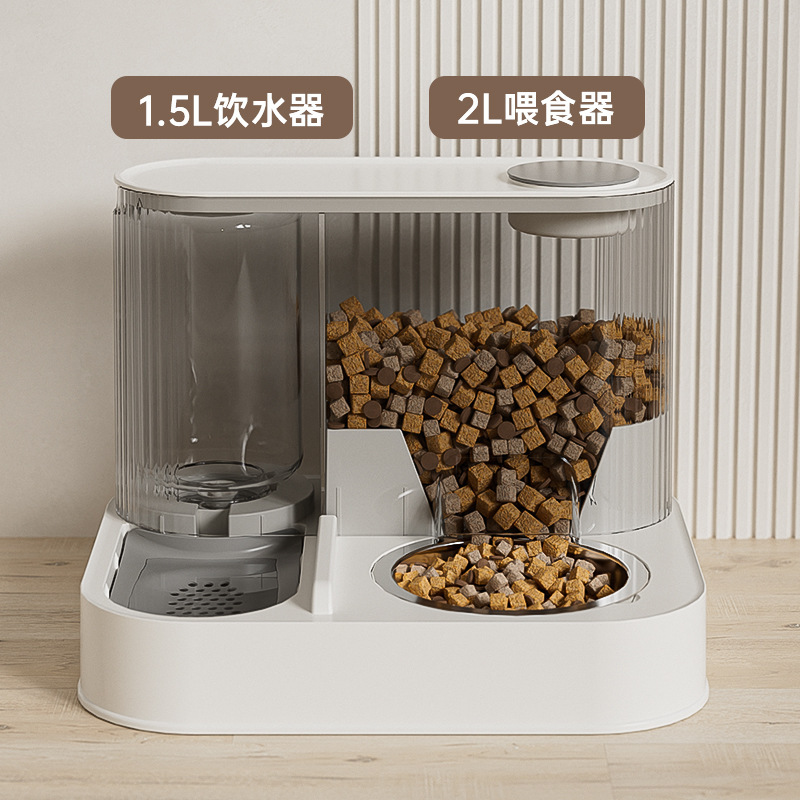 自动猫咪喂食喂水器狗碗猫盆通用款饮水机猫碗宠物用品