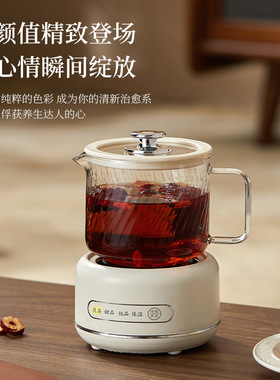 全自动玻璃养生壶小型多功能家用保温办公室烧水炖煮花茶壶煮茶壶