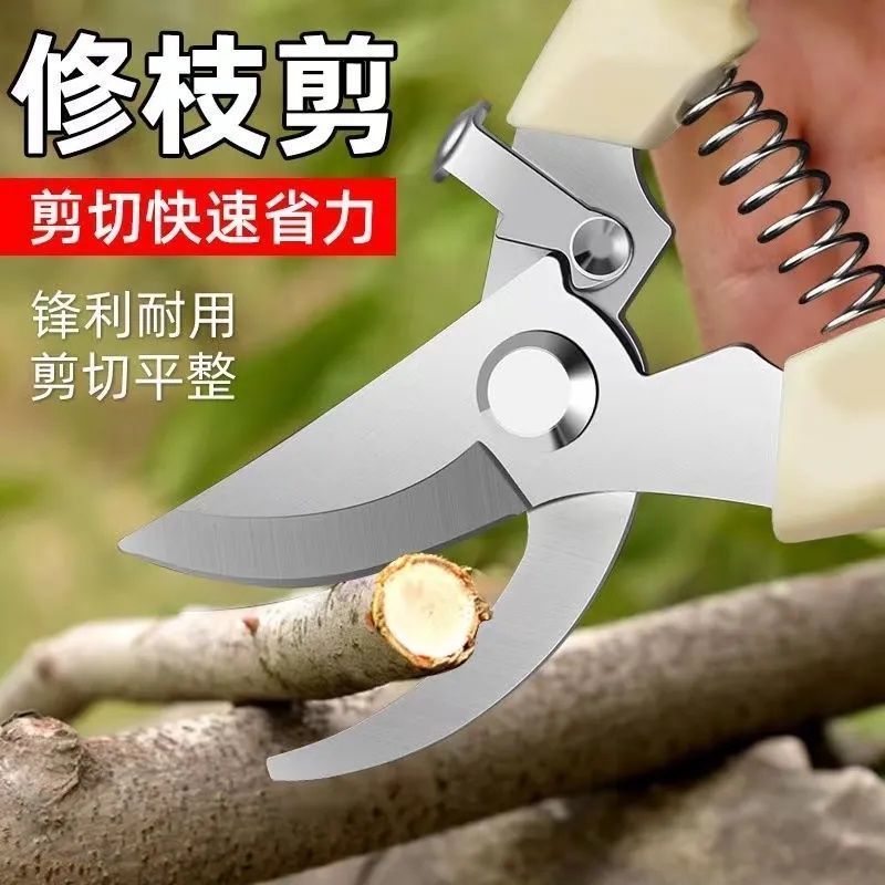进口家用果树剪刀修枝神器花卉摘果剪树枝剪刀嫁接园林园艺剪刀