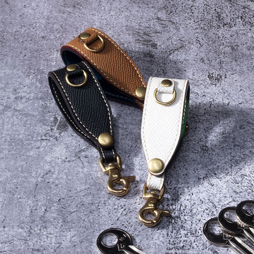 花虎钥匙扣真皮日本多色可选