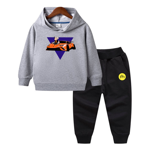 100% 면 상품 A4 GELIK LAMBA 소년 아동 후드티 정장 QUALI