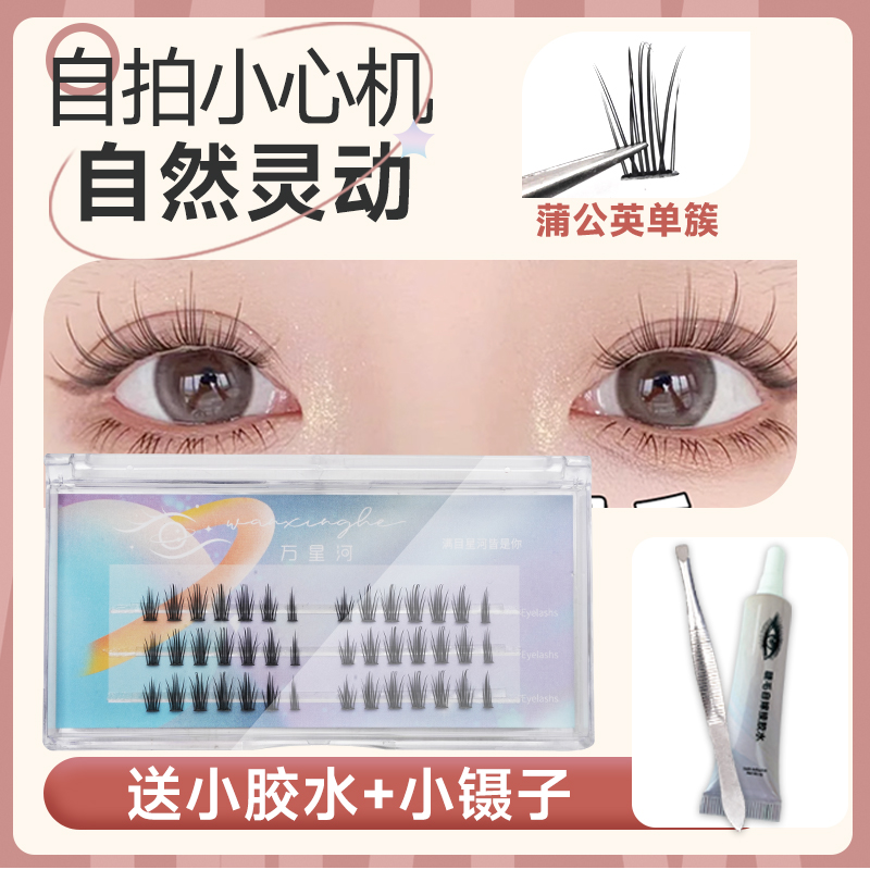 万星河蒲公英假睫毛新手自然仿真