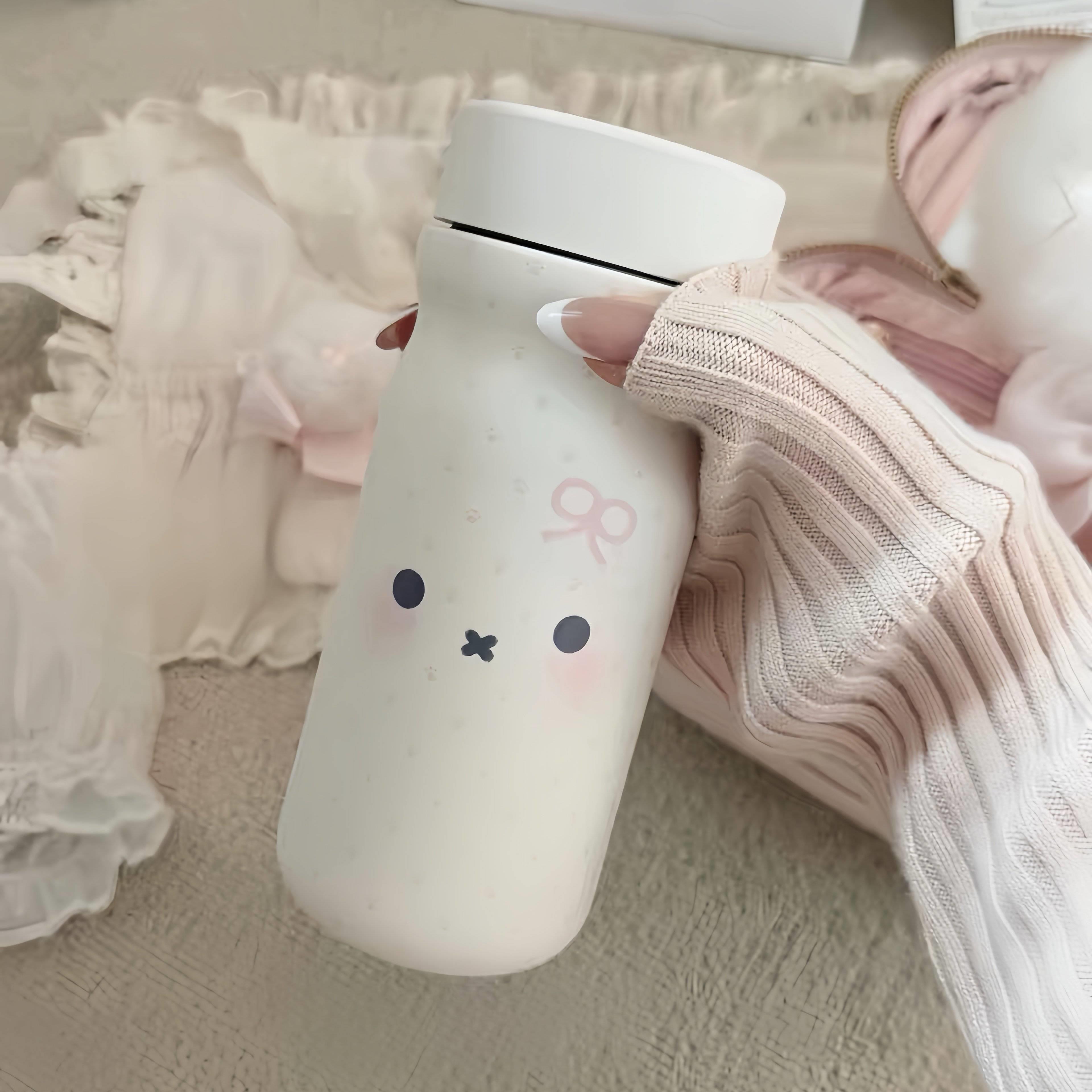 小容量保温杯可爱女生高颜值牛奶随身杯小巧便携少女心带茶隔水杯