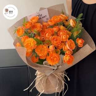 彩色麻布卷复古亚麻布彩麻片鲜花包装纸花束网纱diy包花纸资材